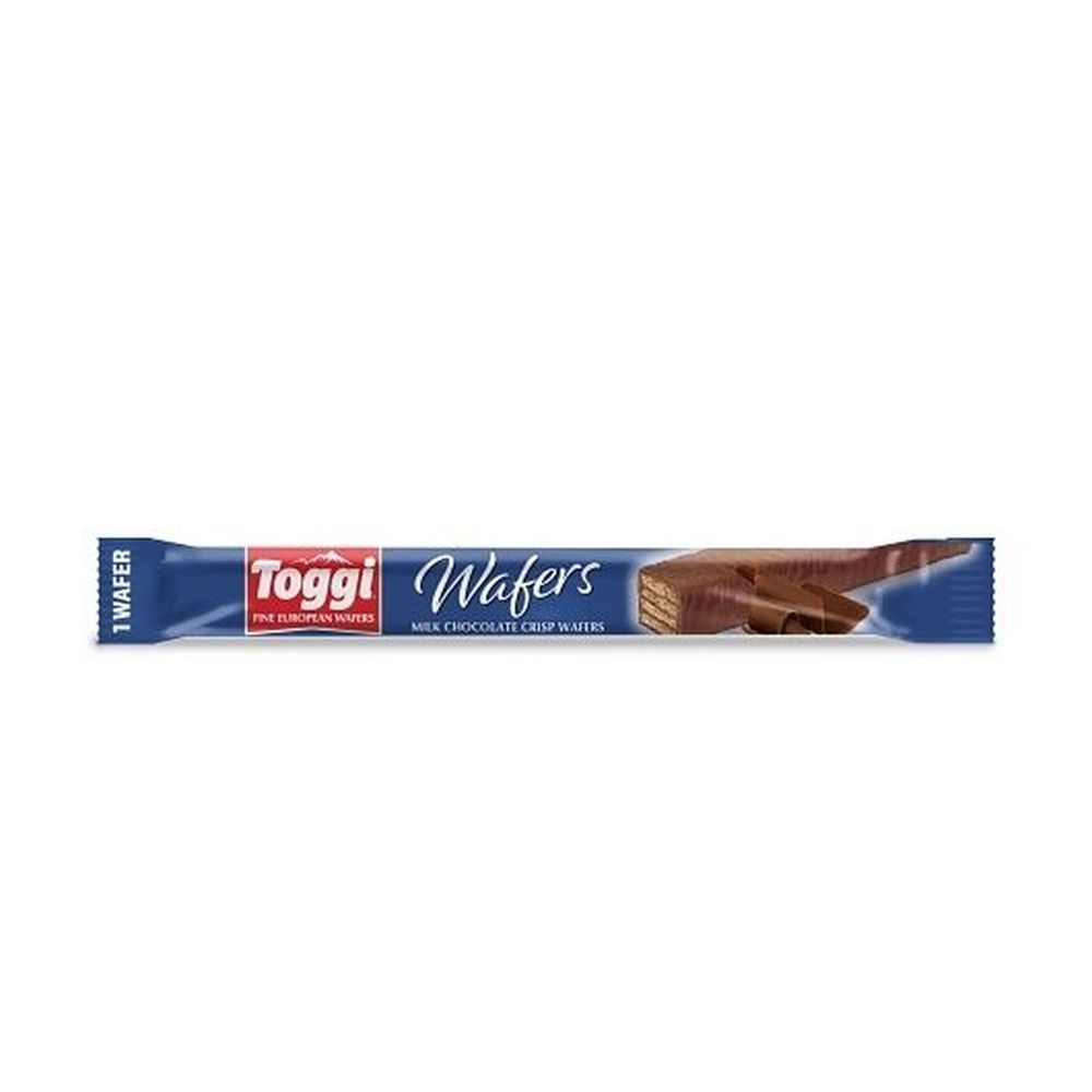 Toggi Fine European Milk Chocolate Wafer, 0.88 Ounce -- 96 per case