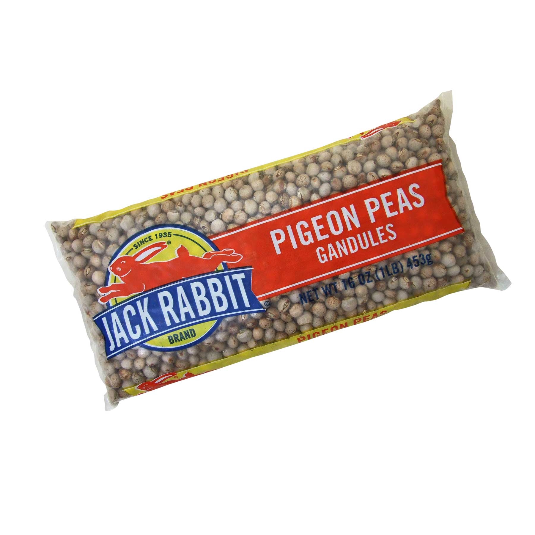 Jack Rabbit Pigeon Peas, 1 Pound -- 24 Per Case