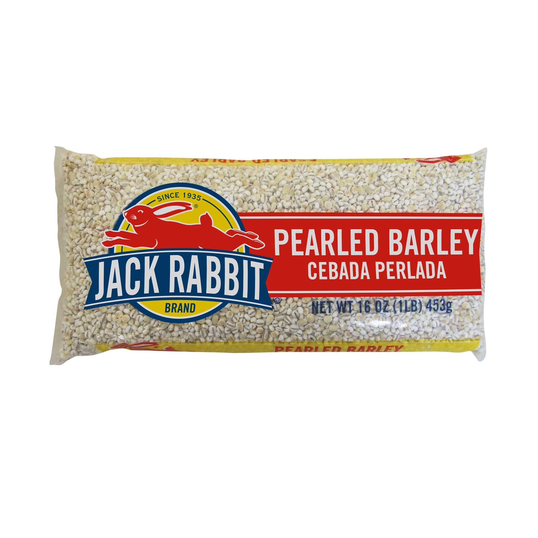 Jack Rabbit Pearl Barley, 1 pound packages -- 24 packages per case