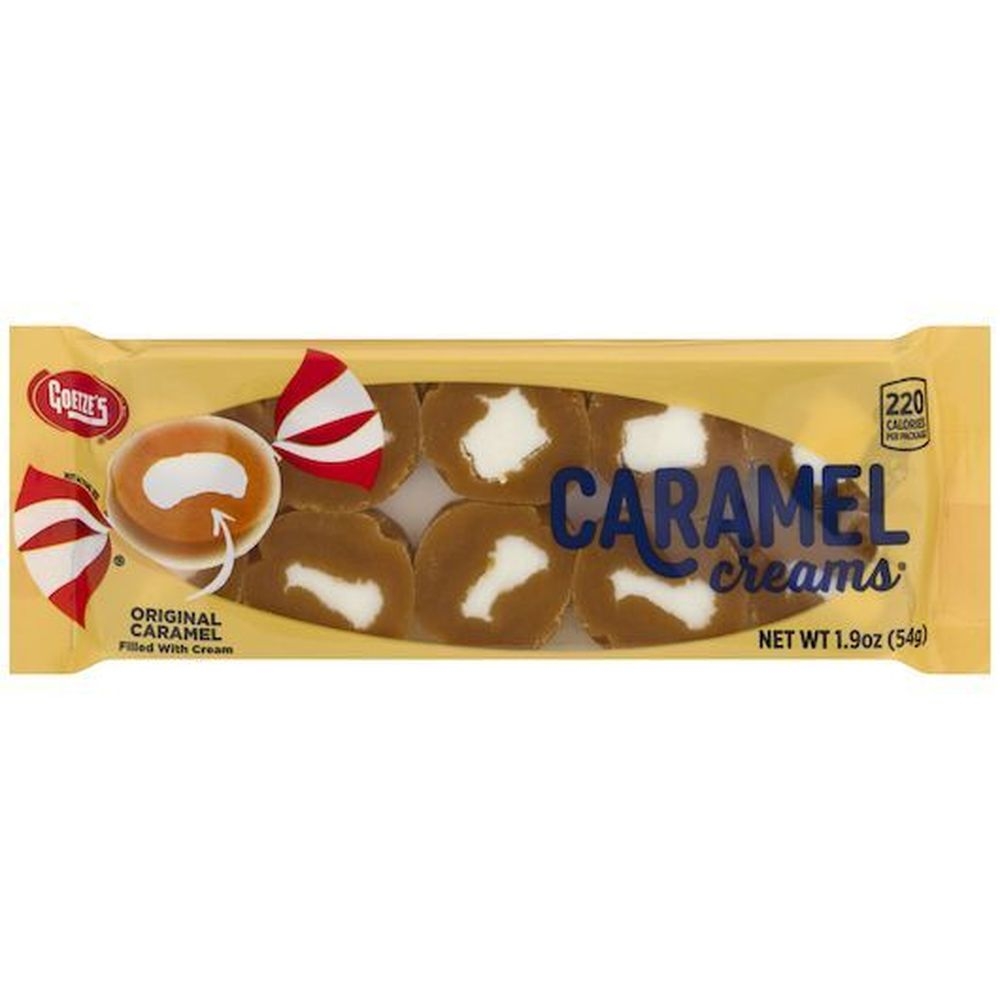 Goetze Original Caramel Creams Candy - Counter Display, 1.9 Ounce -- 48 per case