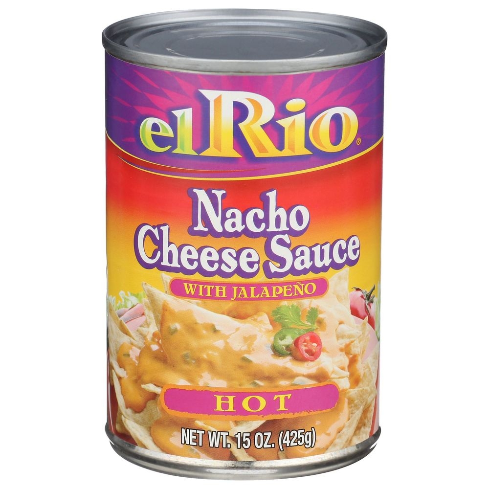 El Rio Hot Nacho Cheese Sauce with Jalapeno, 15 Ounce -- 12 per case