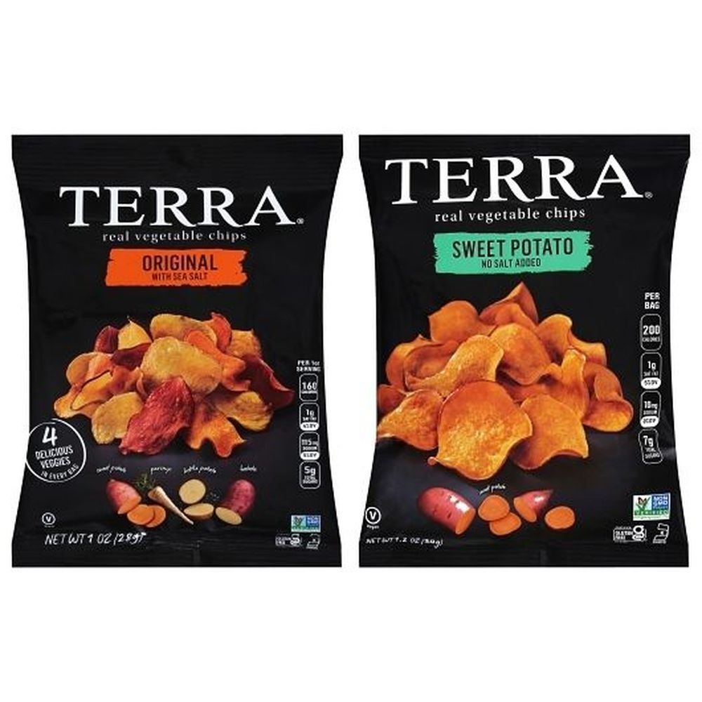 Terra Original and Sweet Potato Chips - Variety Pack, 24 count