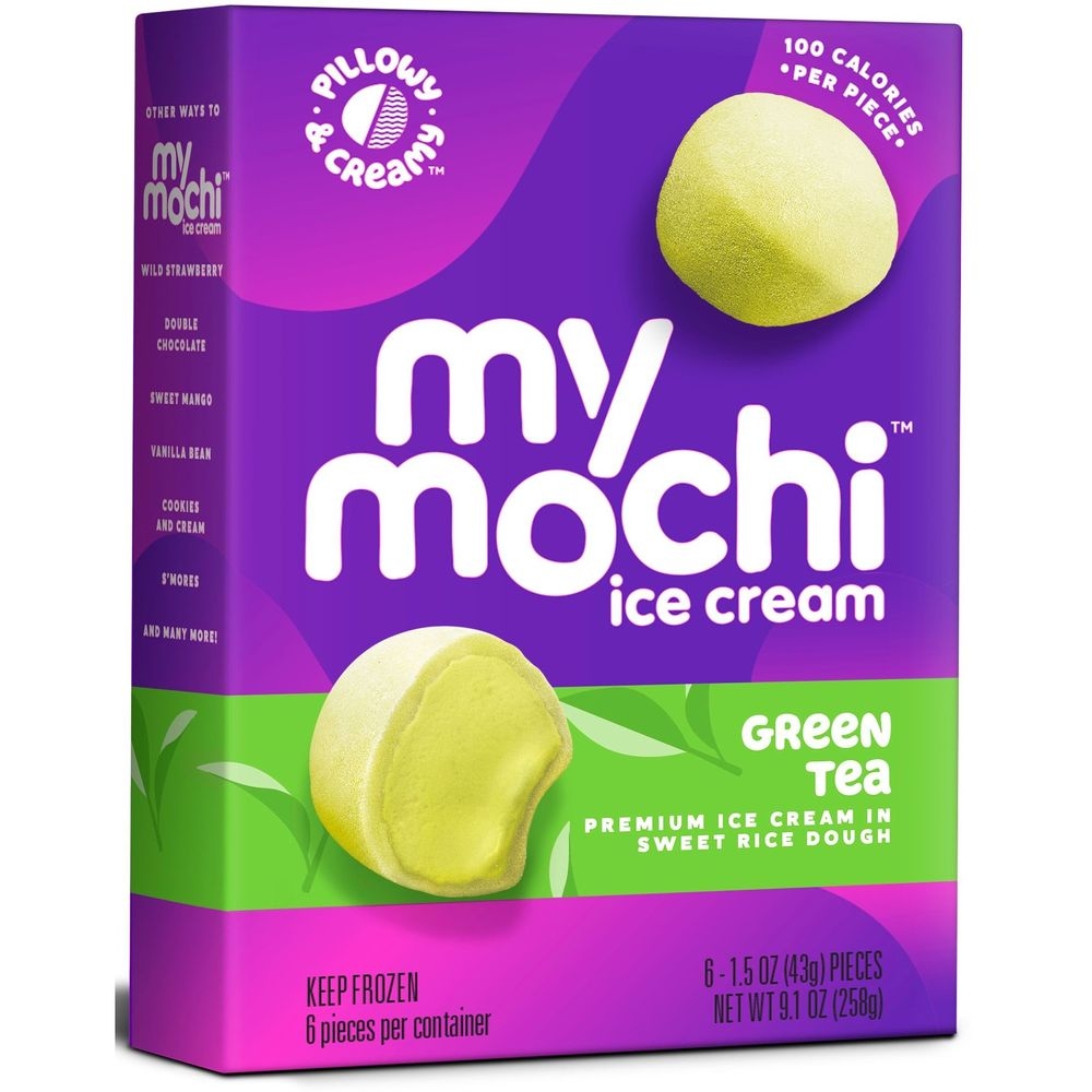 My Mochi Green Tea Ice Cream, 9.1 Ounce -- 12 per case