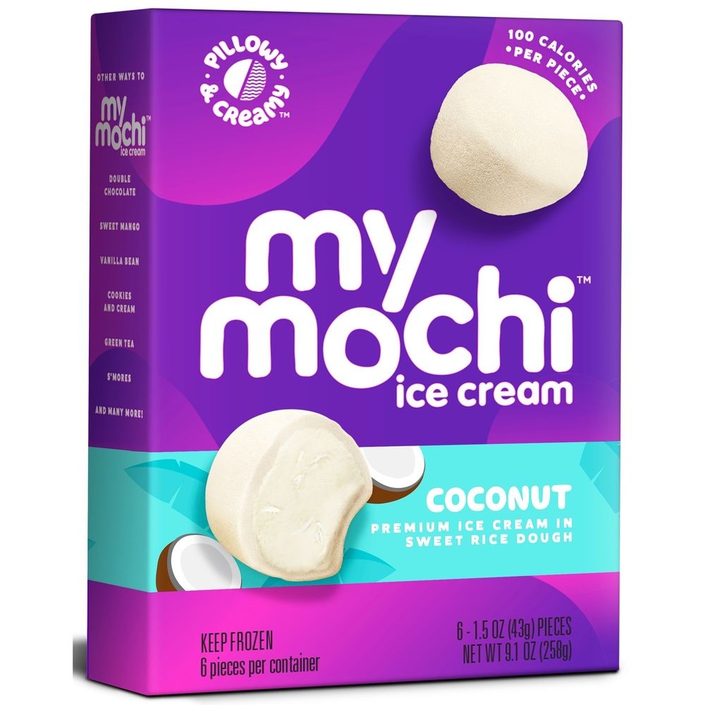 My Mochi Coconut Ice Cream, 9.1 Ounce -- 12 per case