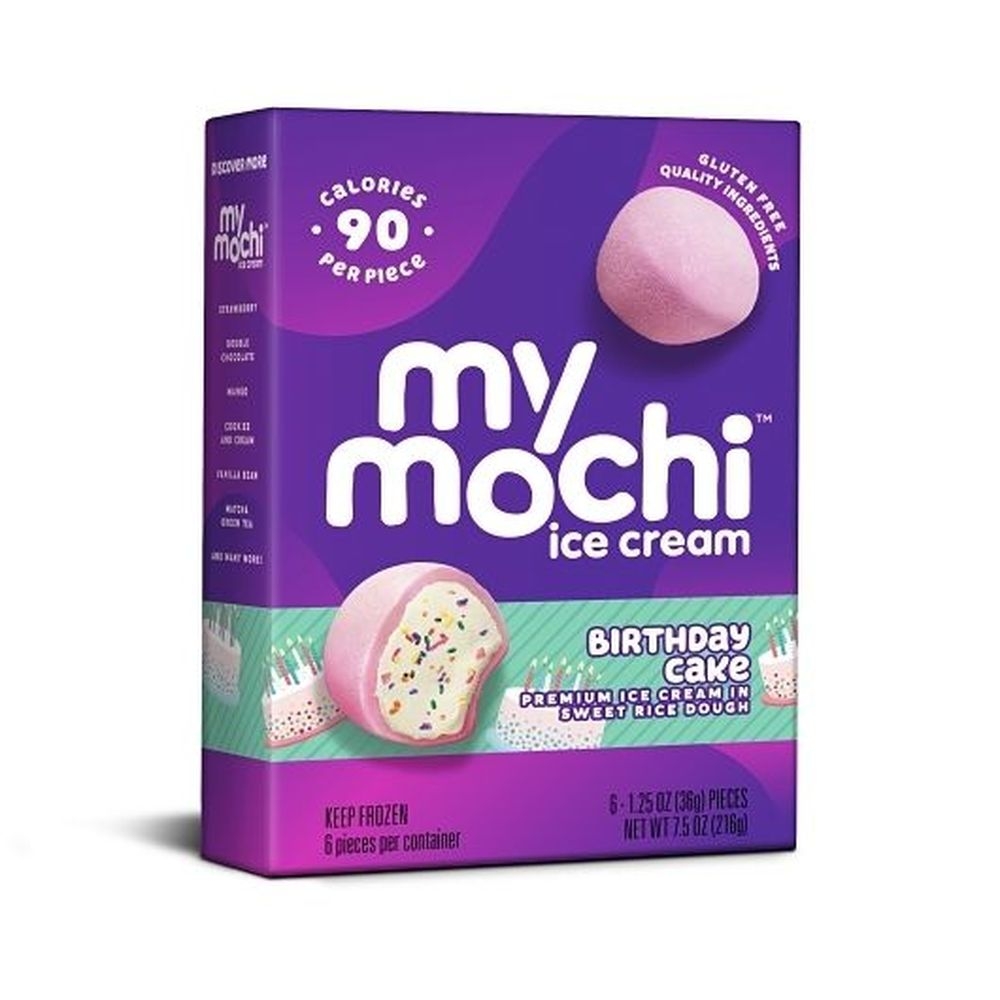 My Mochi Birthday Cake Ice Cream Balls, 7.5 Ounce - 12 per case