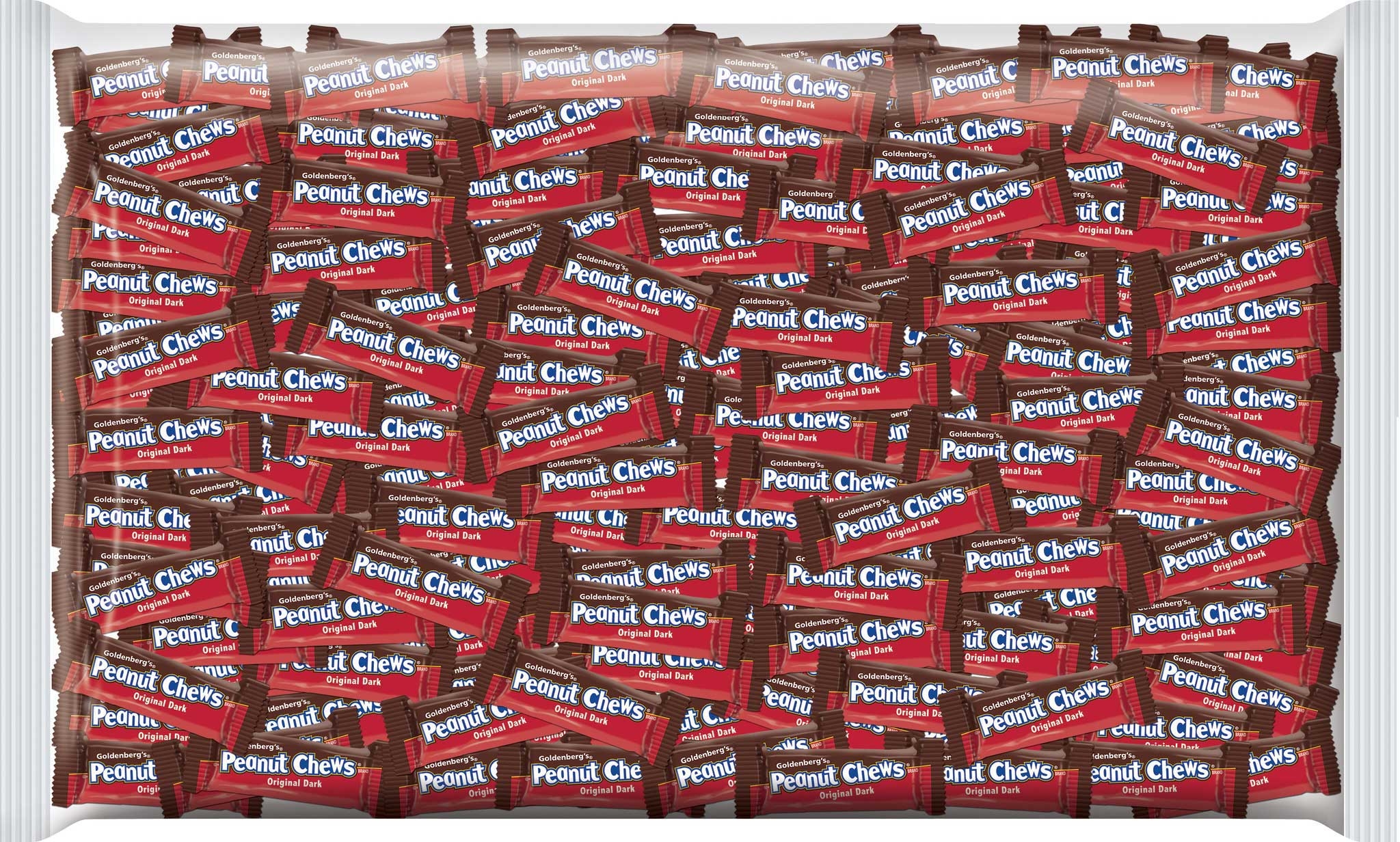 Peanut Chews Bulk Original Dark Candy, 0.3 Ounce -- 900 per case.
