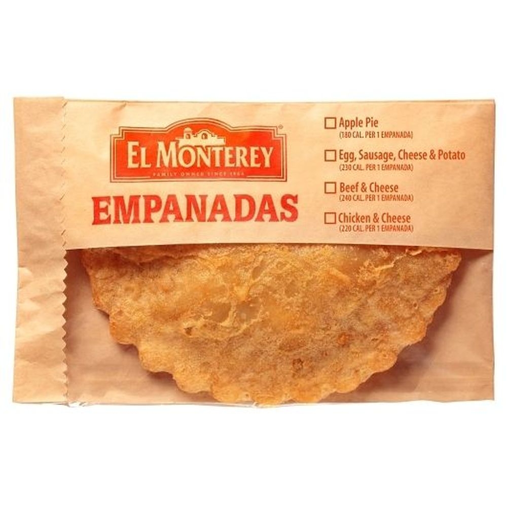 El Monterey Apple Pie Empanada with Sleeves, 3 Ounce -- 24 per case