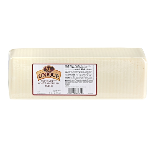 Unique White American Blended Loaf Imitation, 5 Pound -- 6 per case