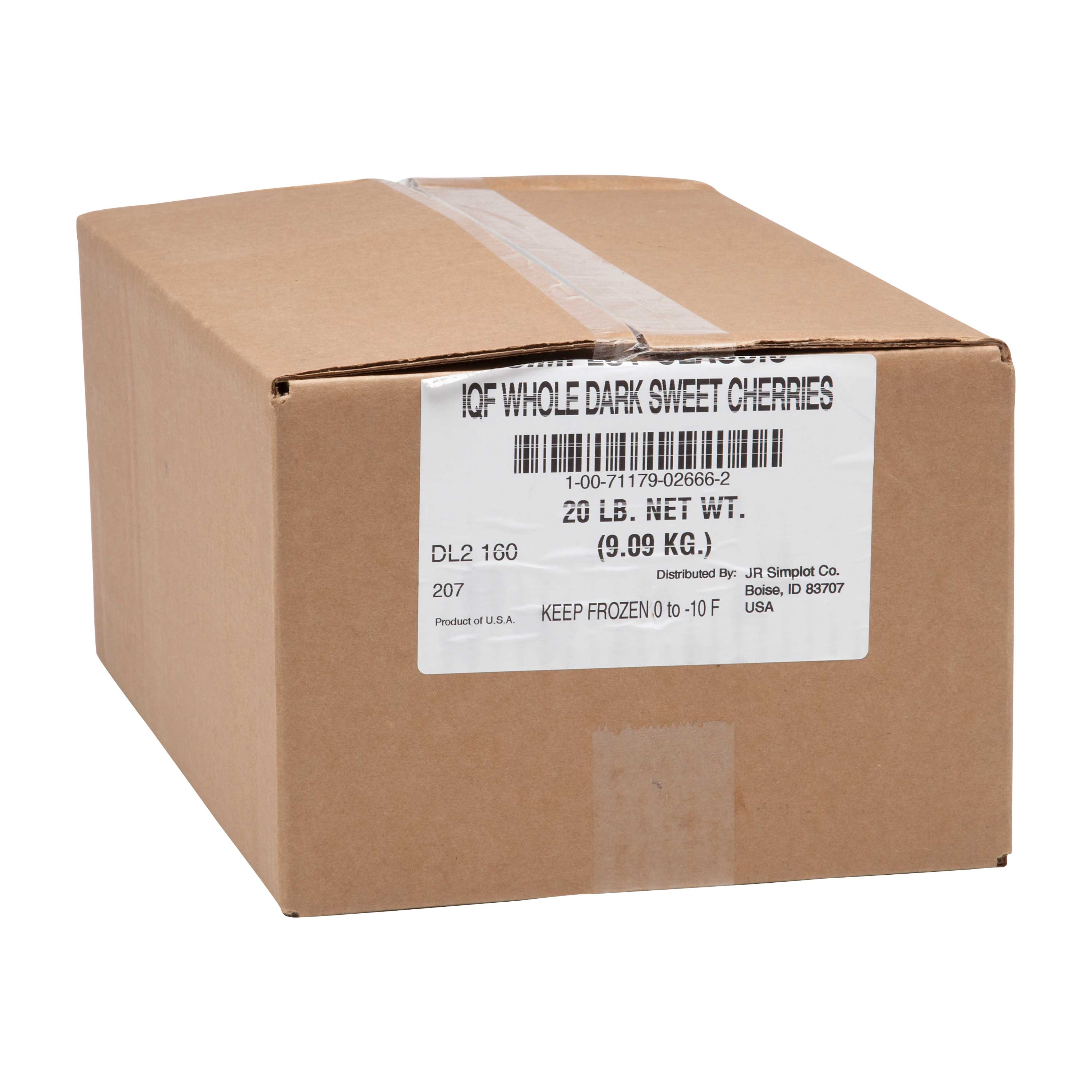 Simplot Classic Dark Sweet Pitted Cherry, 20 Pound.