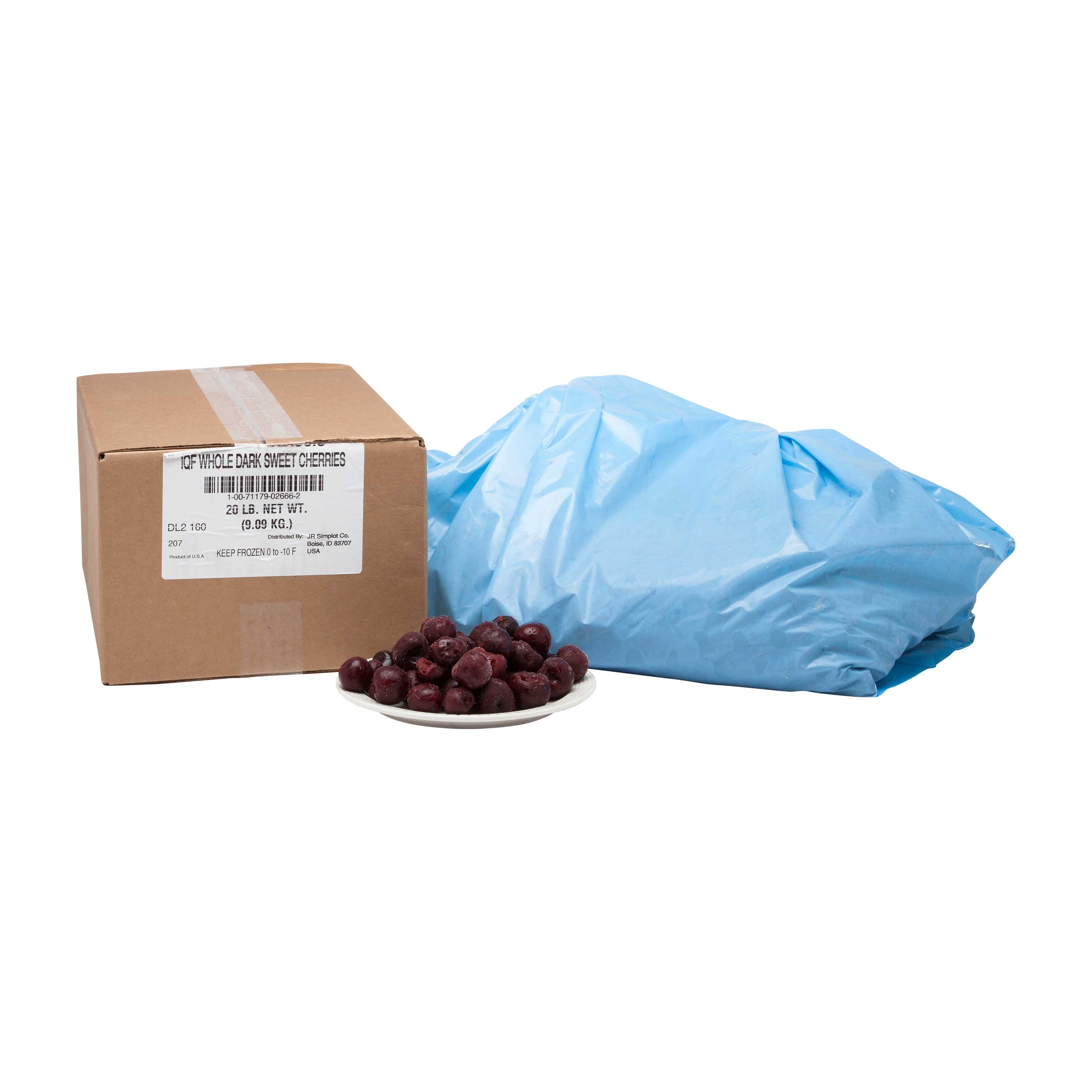 Simplot Classic Dark Sweet Pitted Cherry, 20 Pound.