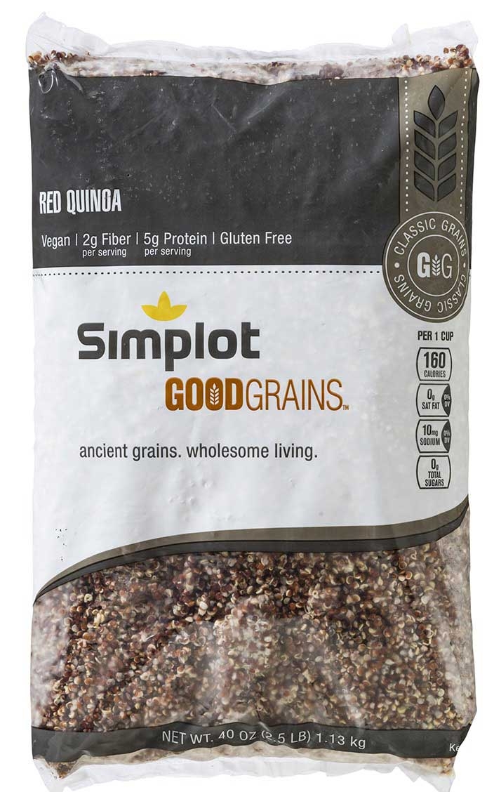Simplot Good Grains Red Quinoa, 2.5 Pound -- 6 per case.