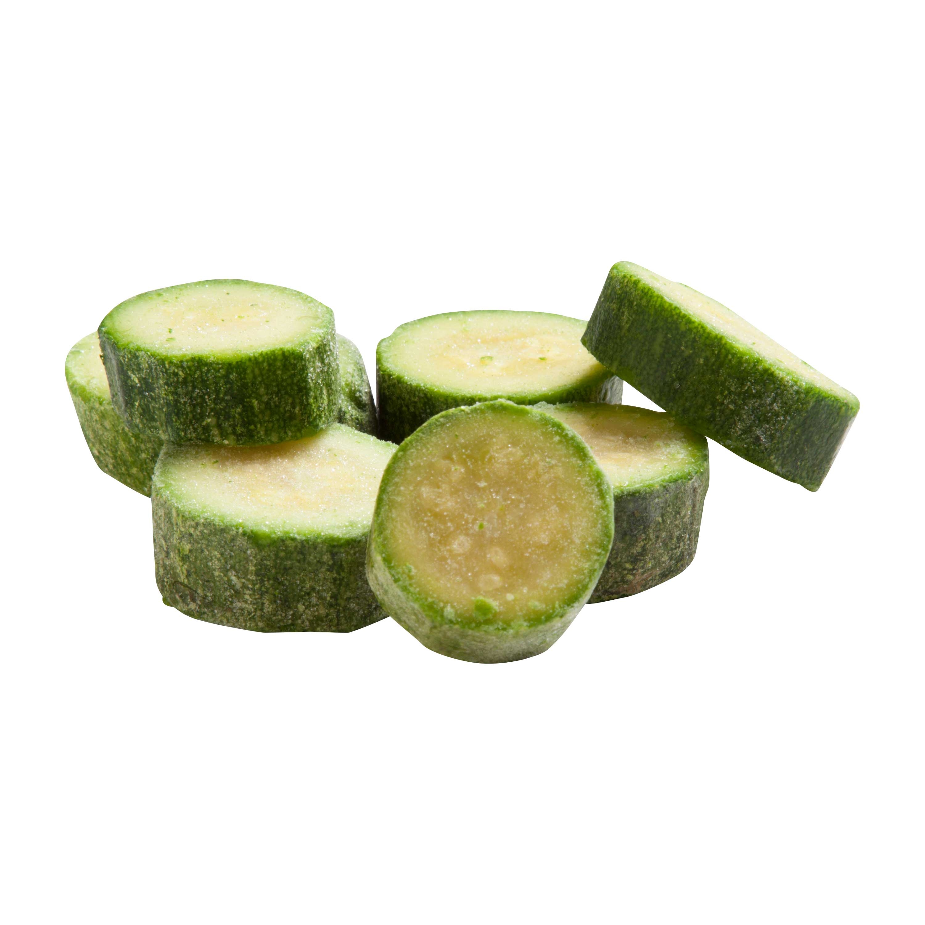 Simplot Classic Crinkle Cut Sliced Zucchini, 32 Ounce -- 12 per case.