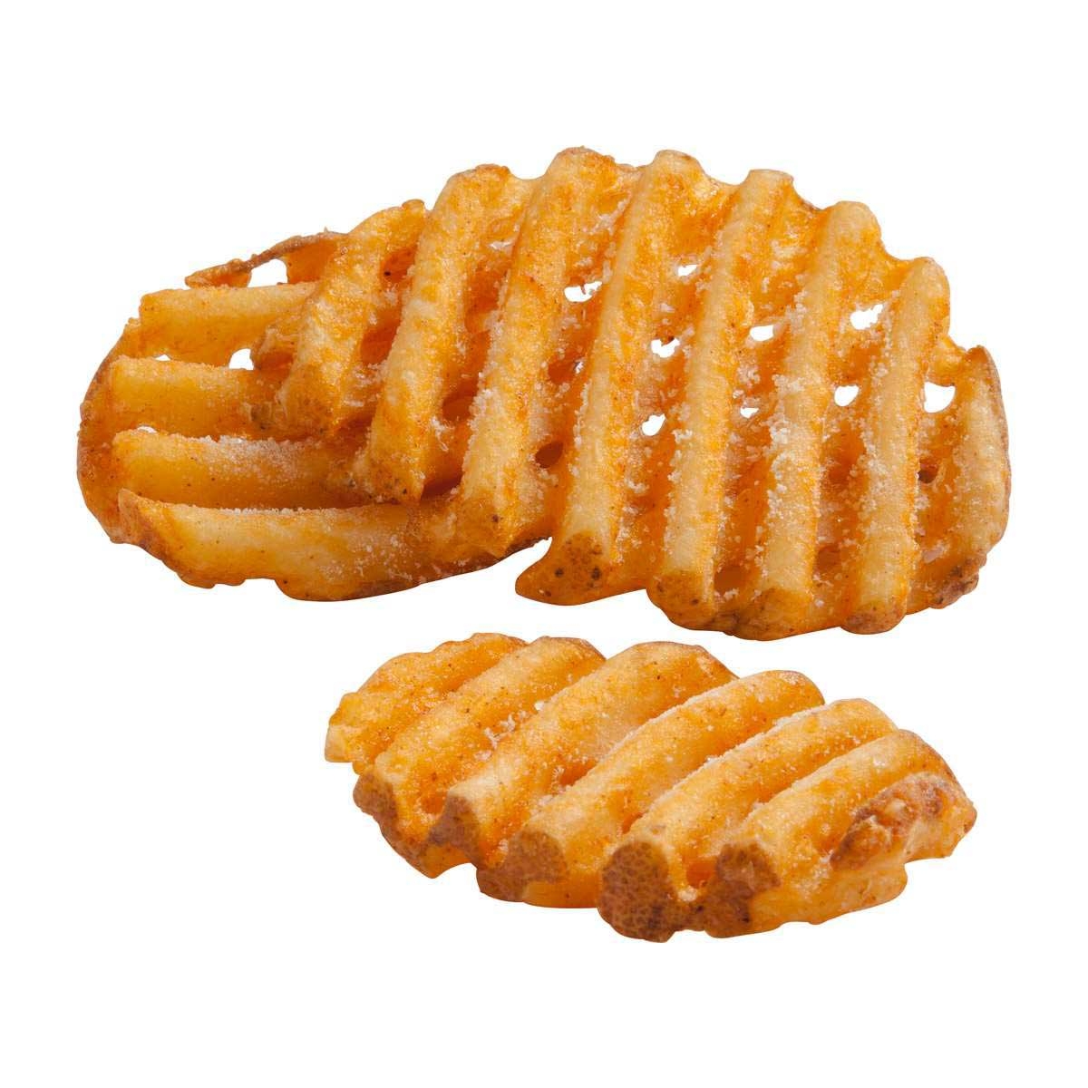 Simplot Seasonedcrisp Savory Batter Lattice Cut French Fry, 4.5 Pound -- 6 per case.