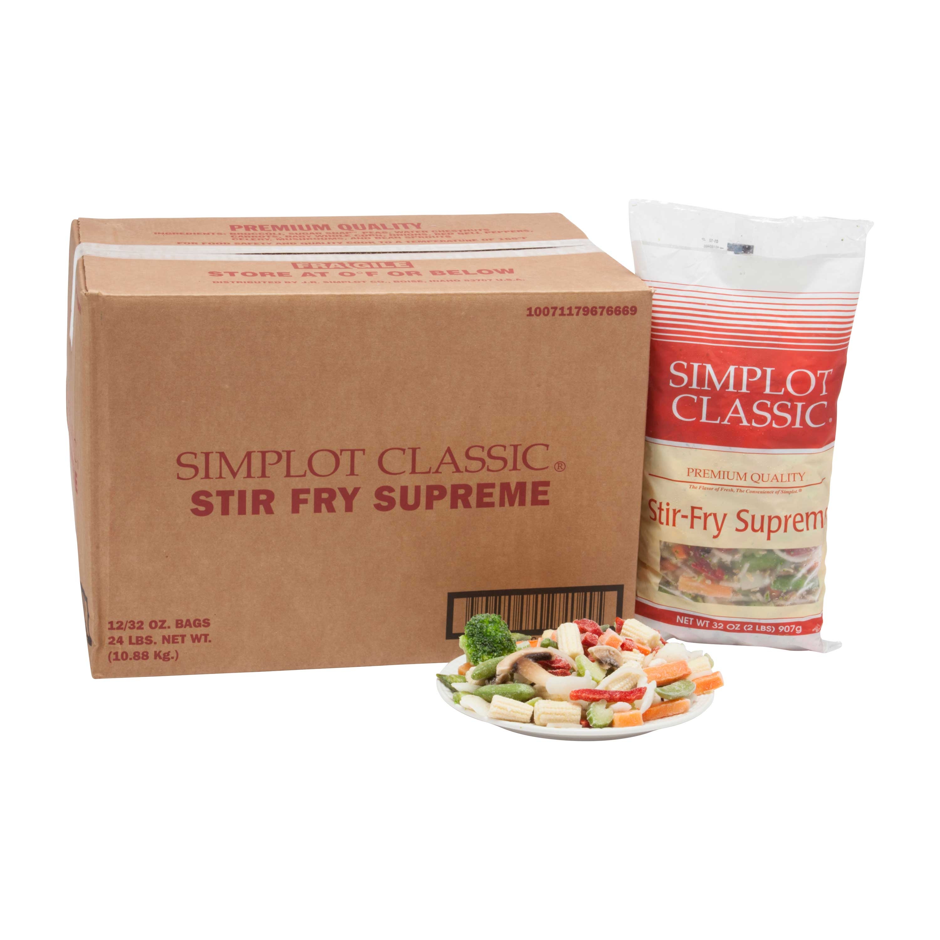 Simplot Stir Fry Supreme - 32 oz. package, 12 packages per case
