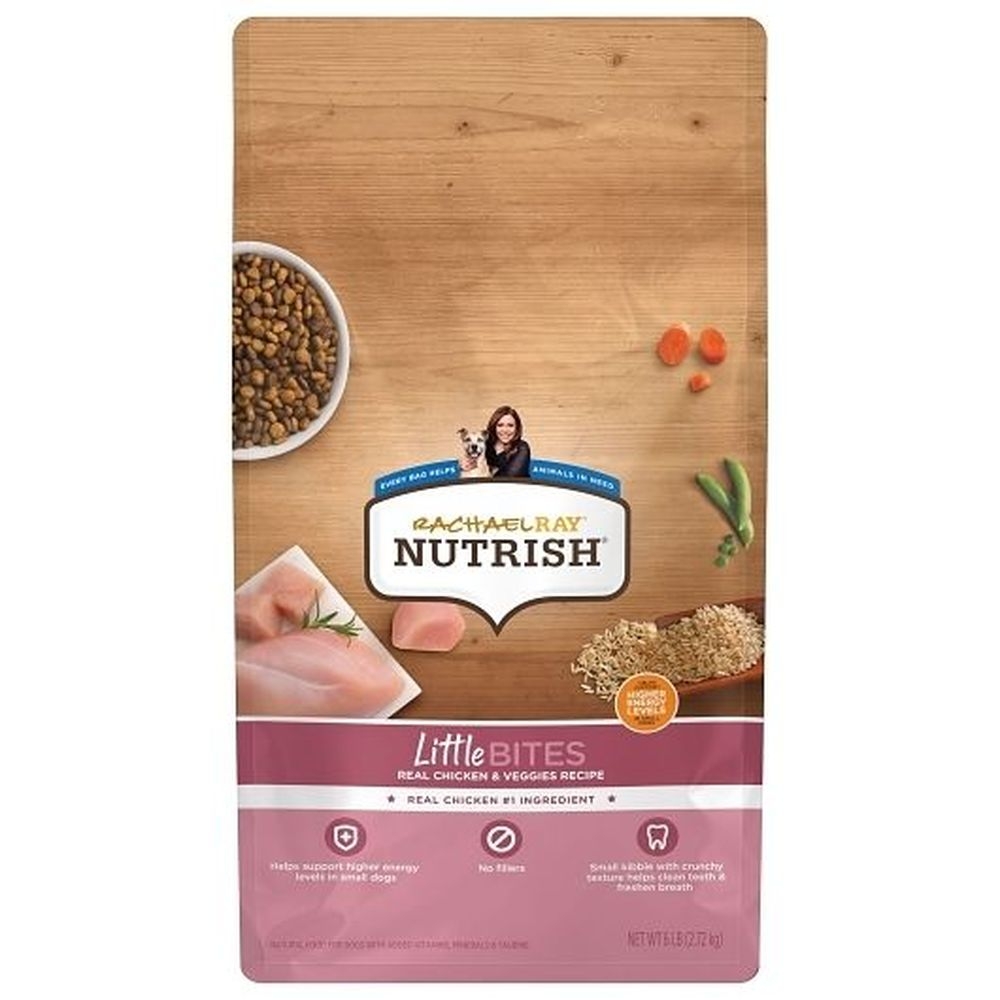 Rachel Ray Chicken and Veggies Little Bites Breed Dry Dog Food, 96 Ounce - 3 per case