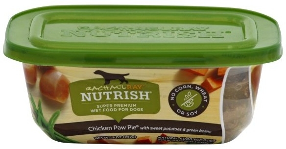 Rachael Ray Nutrish Chicken Paw Pie Grain Free Wet Dog Food, 8 Ounce -- 8 per case