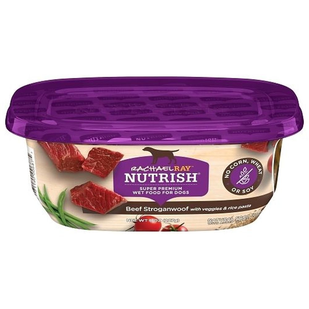 Rachel Ray Beef Stroganwoof Wet Dog Food, 8 Ounce -- 8 per case