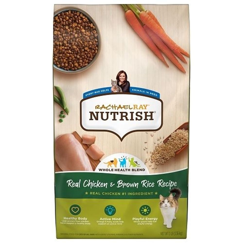 Rachel Ray Chicken and Brown Rice Dry Cat Food, 48 Ounce - 4 per case