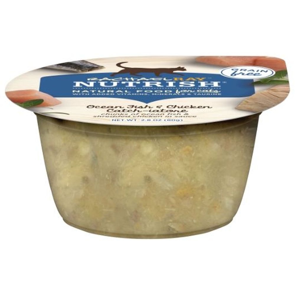 Rachel Ray Ocean Fish and Chicken Catchia Wet Cat Food, 2.8 Ounce -- 24 per case