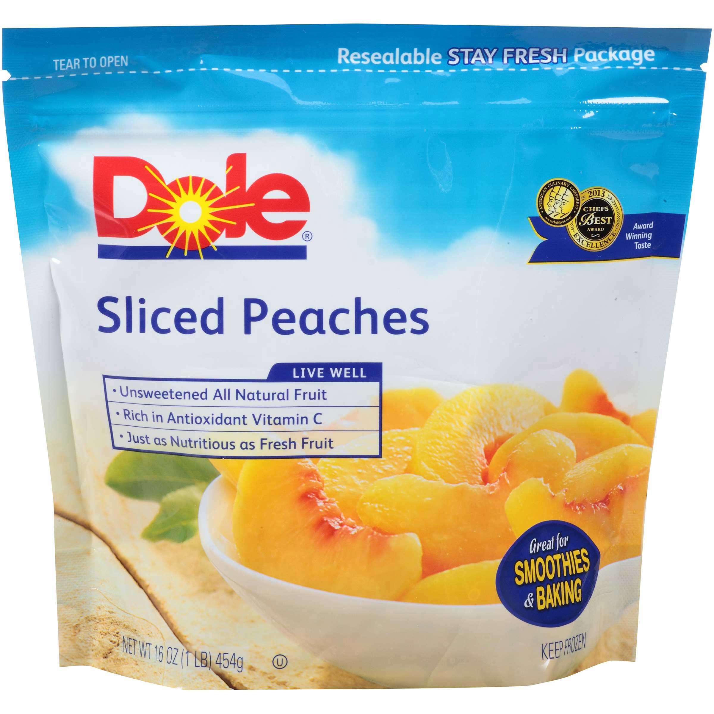 Dole Sliced Peaches, 16 Ounce -- 8 per case