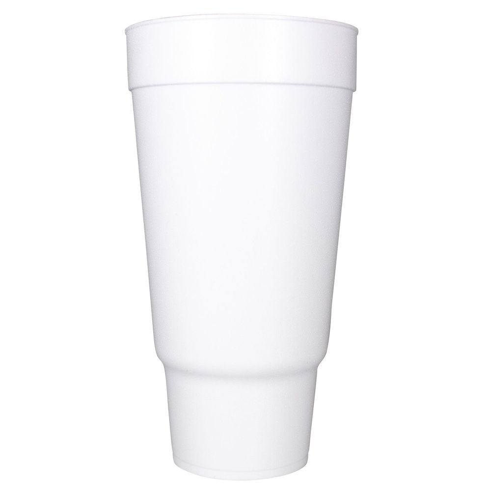 Wincup Vio 44CC32 White Pedestal Cup, 44 Ounce Capacity -- 250 per case.