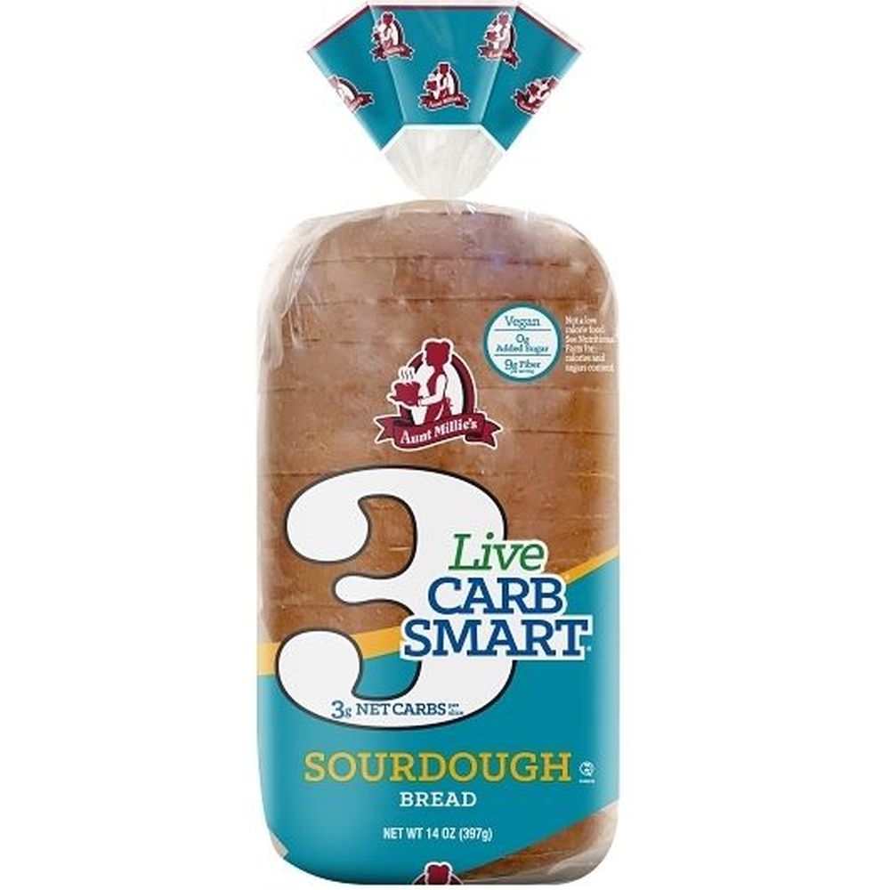 Live Carb Smart Sourdough Bread, 14 Ounce -- 6 per case