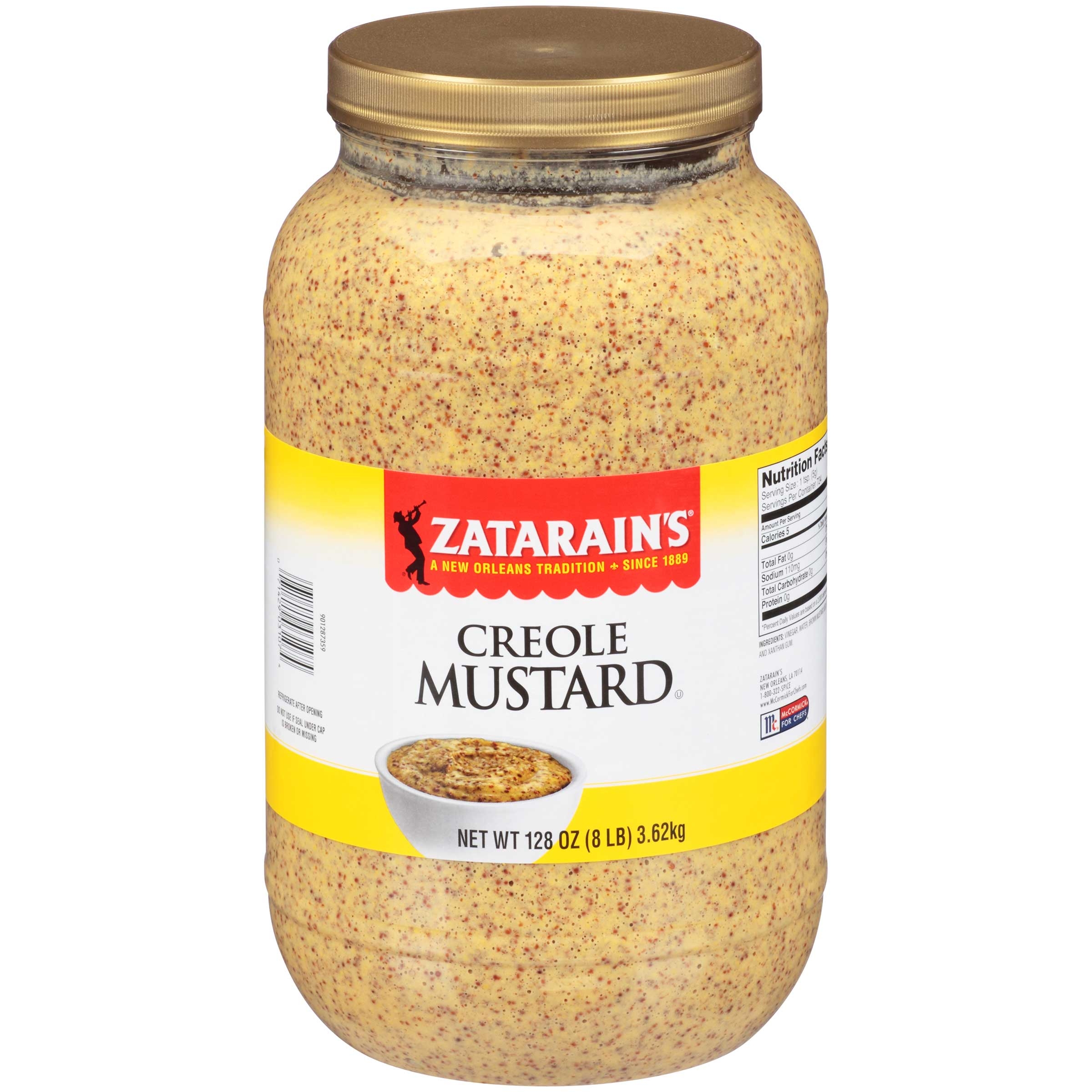 Zatarain`s Creole Mustard, 1 gal. -- 4 per case