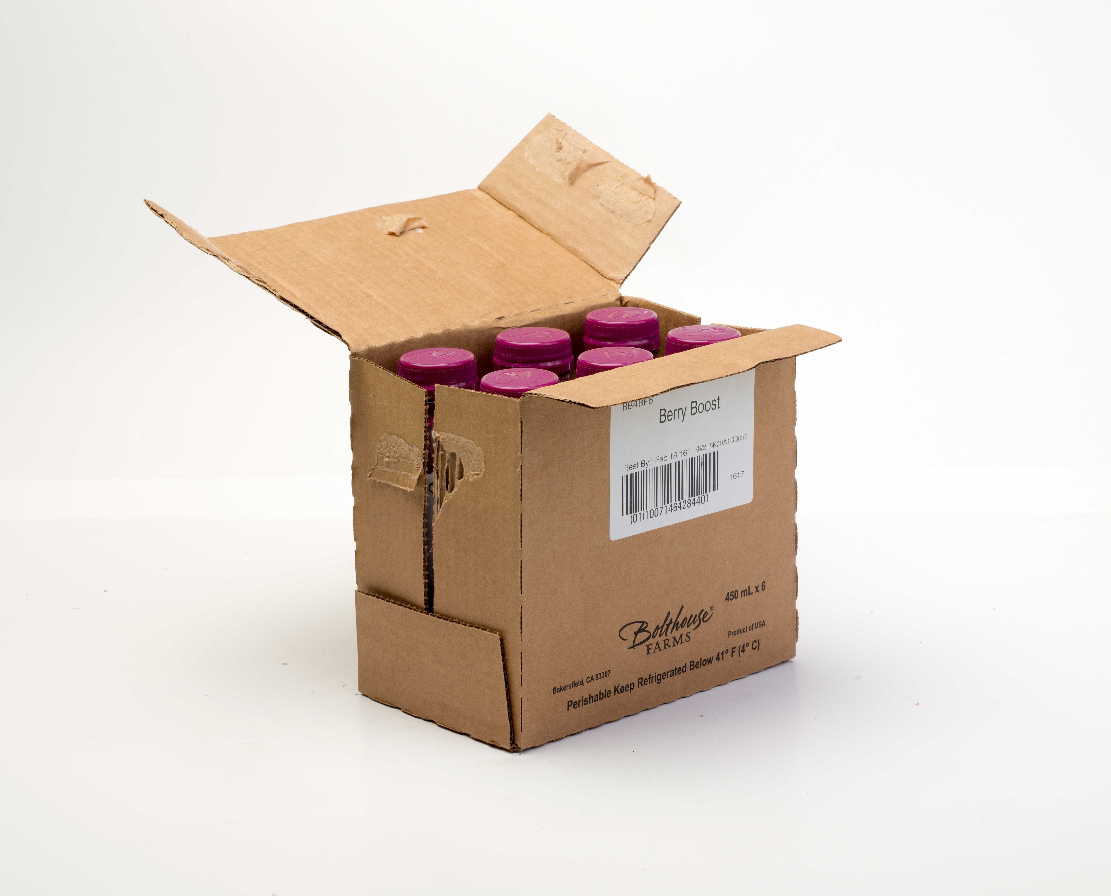 Bolthouse Farms Berry Boost Super Premium Juice Smoothie Beverage Drink, 450 Milliliter -- 6 per case.