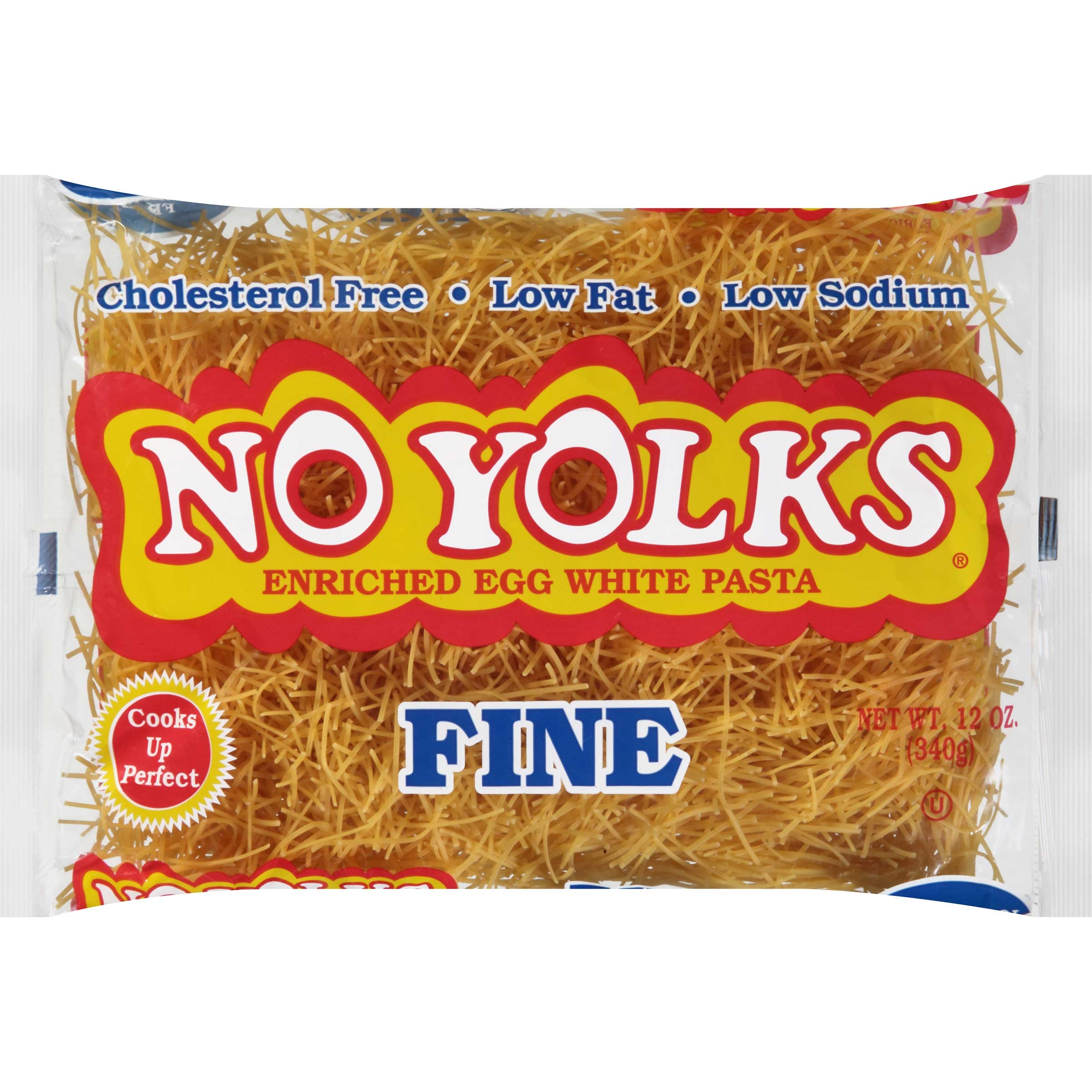 No Yolks Fine Egg Noodle, 12 Ounce -- 12 per case.