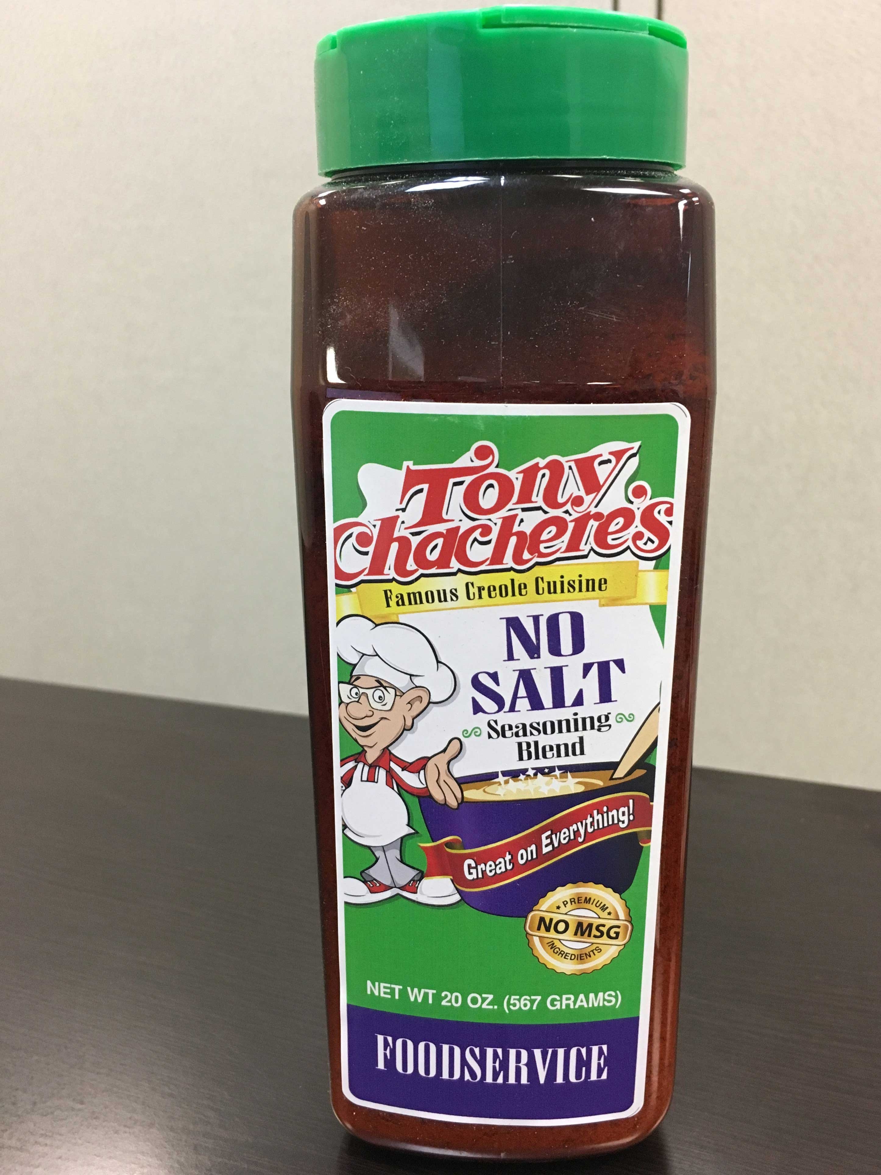 Tony Chacheres No Salt Seasoning, 20 Ounce -- 6 per case.
