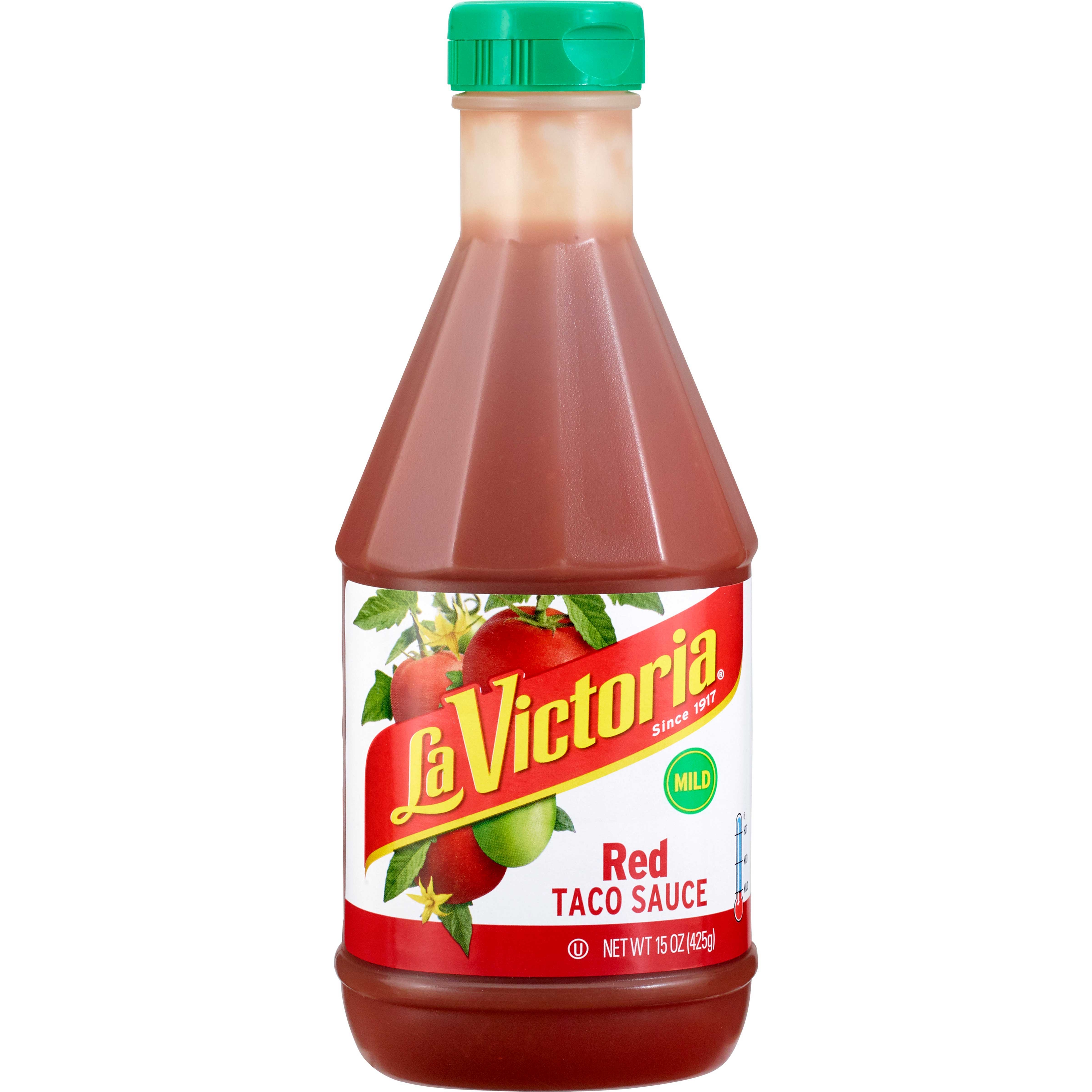 La Victoria Red Taco  Sauce, Mild Retail,  15 Ounce -- 12 Case