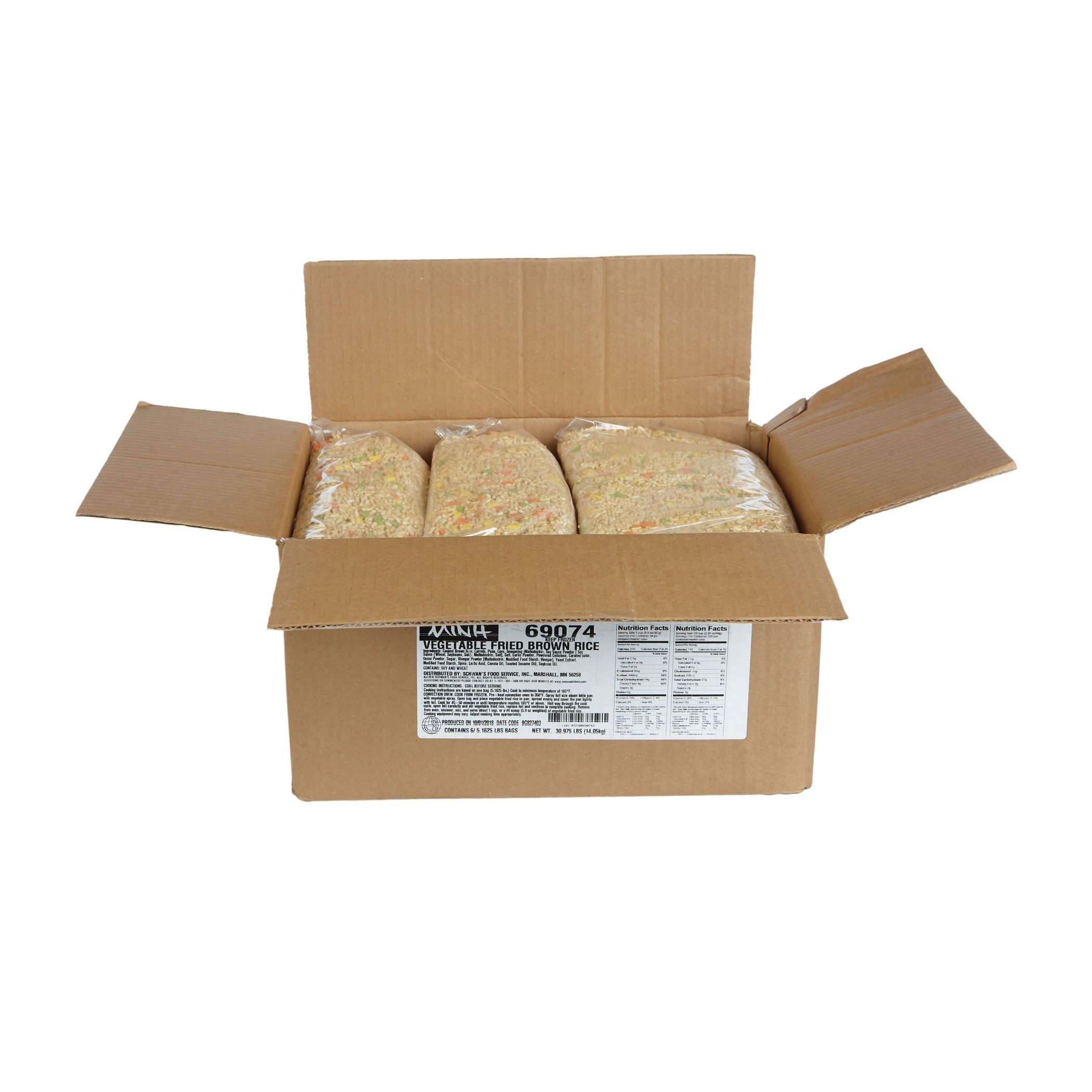 Minh Whole Grain Vegetable Fried Rice, 5 pound -- 6 per case