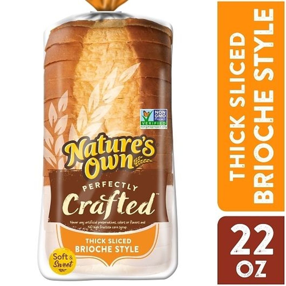 Natures Own Perfectly Crafted Brioche, 22 Ounce -- 8 per case
