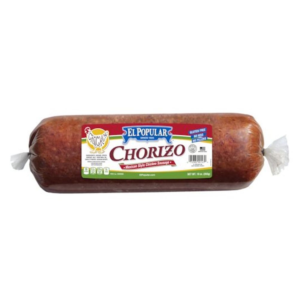 El Popular Mexican Chicken Chorizo Chub, 5 Pound -- 2 per case