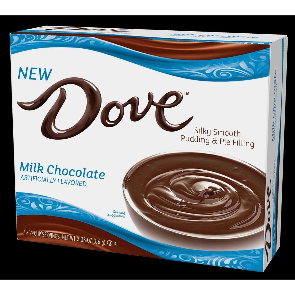 Dove Milk Chocolate Pudding, 3.03 Ounce -- 12 per case