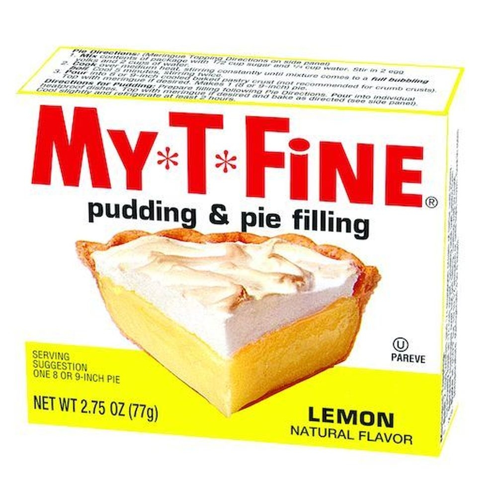 My T Fine Lemon Pudding and Pie Filling, 2.75 Ounce -- 12 per case
