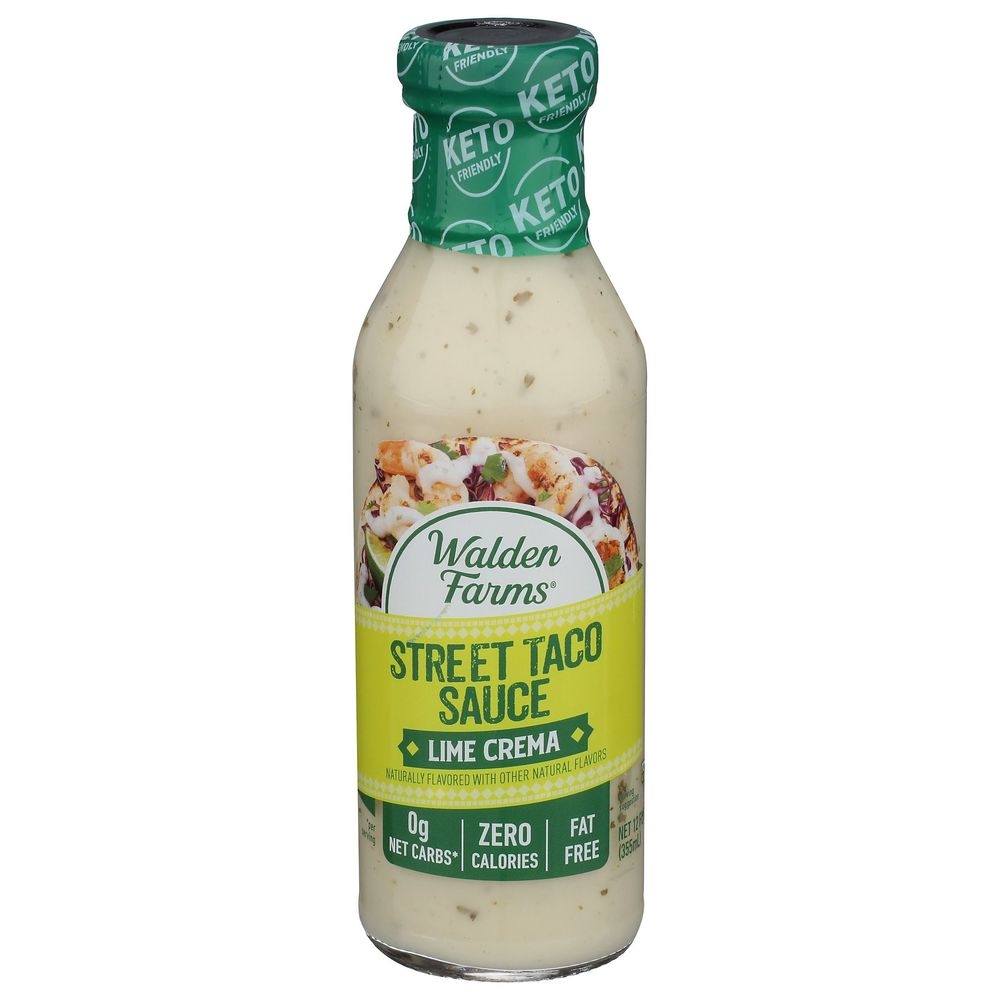 Walden Farms Lime Crema Street Taco Sauce, 12 Fluid Ounce -- 6 per case