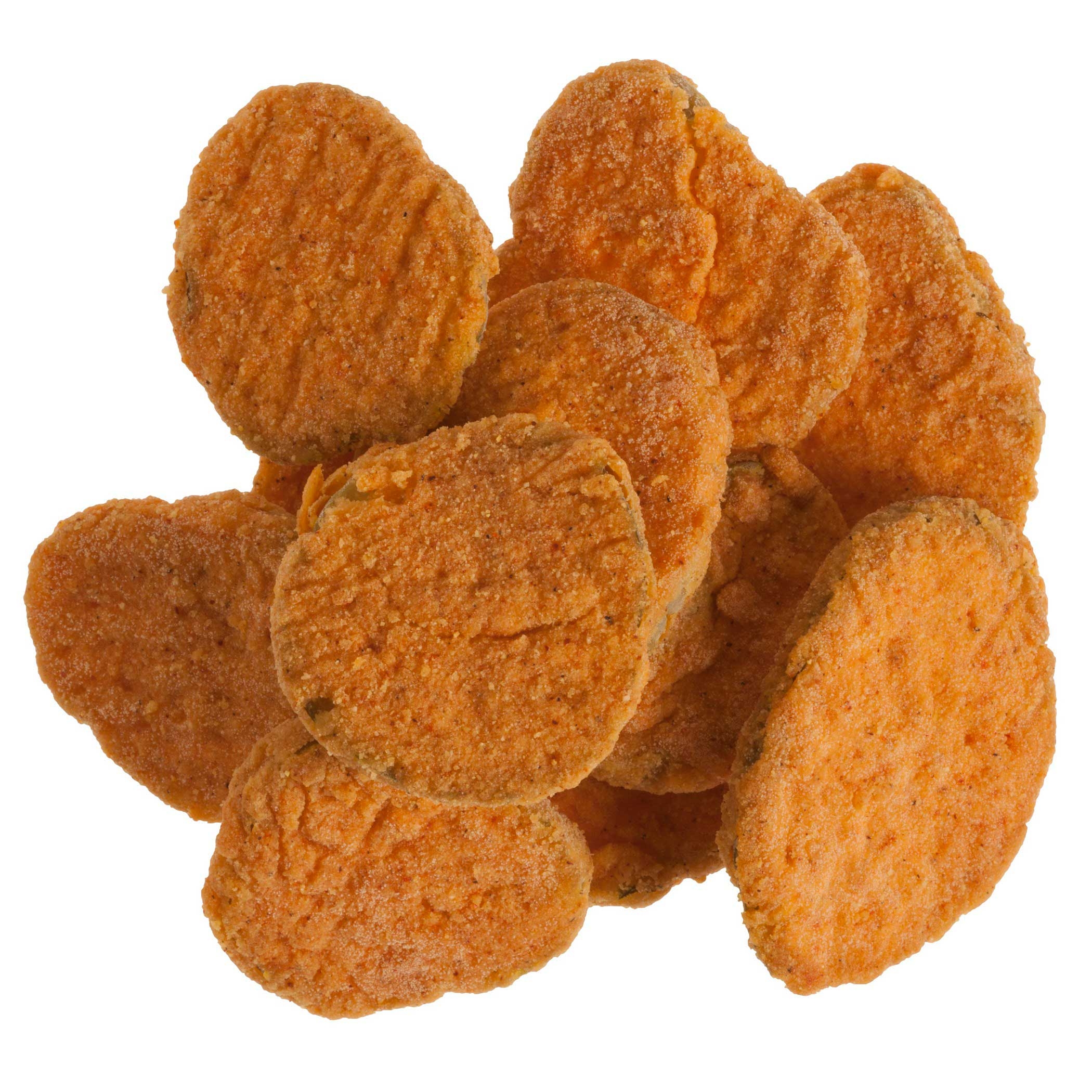 Golden Crisp Original Breaded Pickle Slice Chips, 2.5 Pound -- 6 per case.