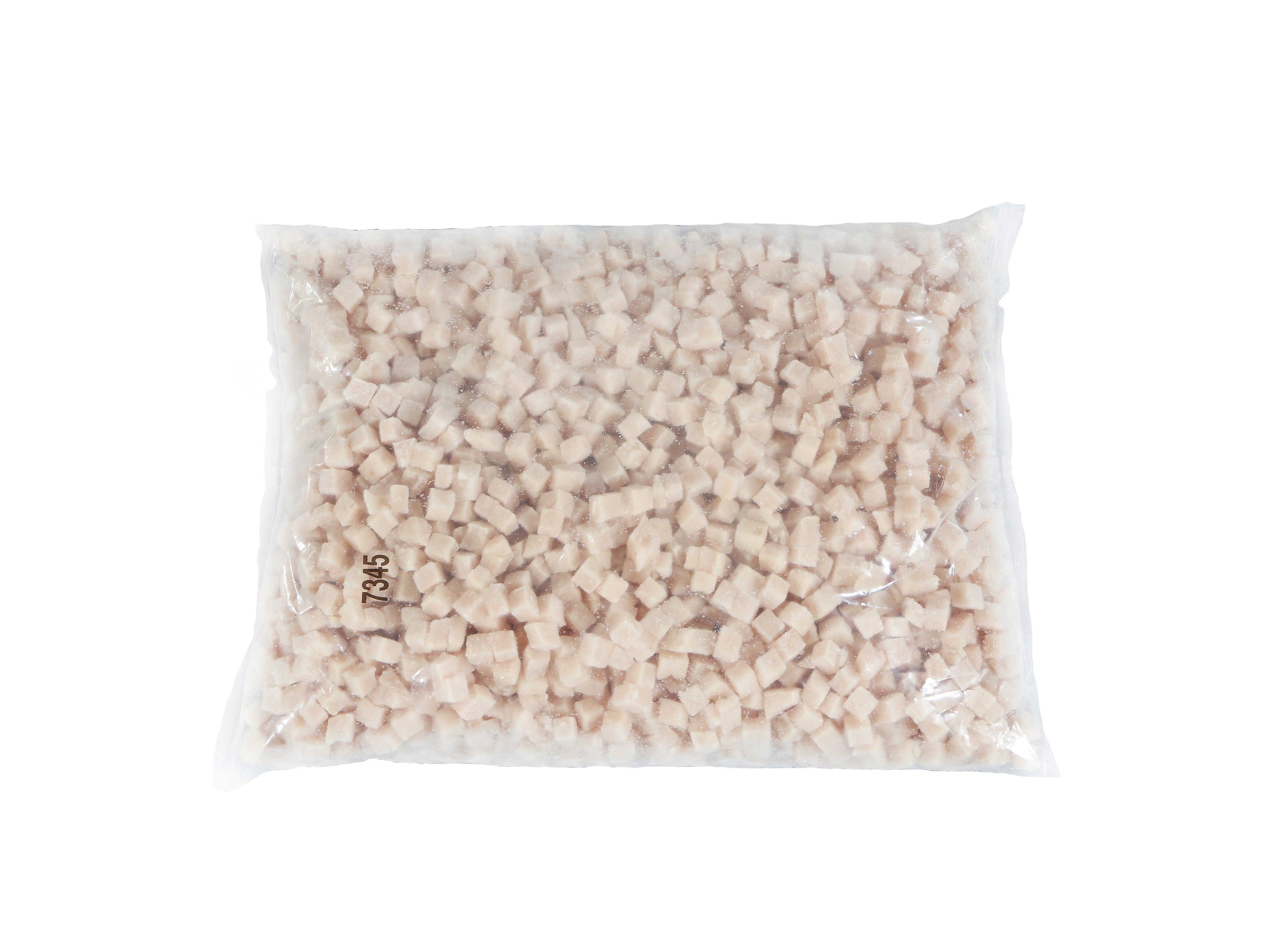 Perdue Farms Diced Turkey White Meat, 3/8 inch -- 4 per case.