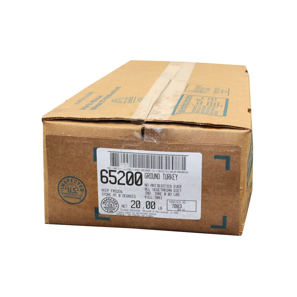 Perdue Farms Ground Turkey Chub, 5 Pound -- 4 per case.