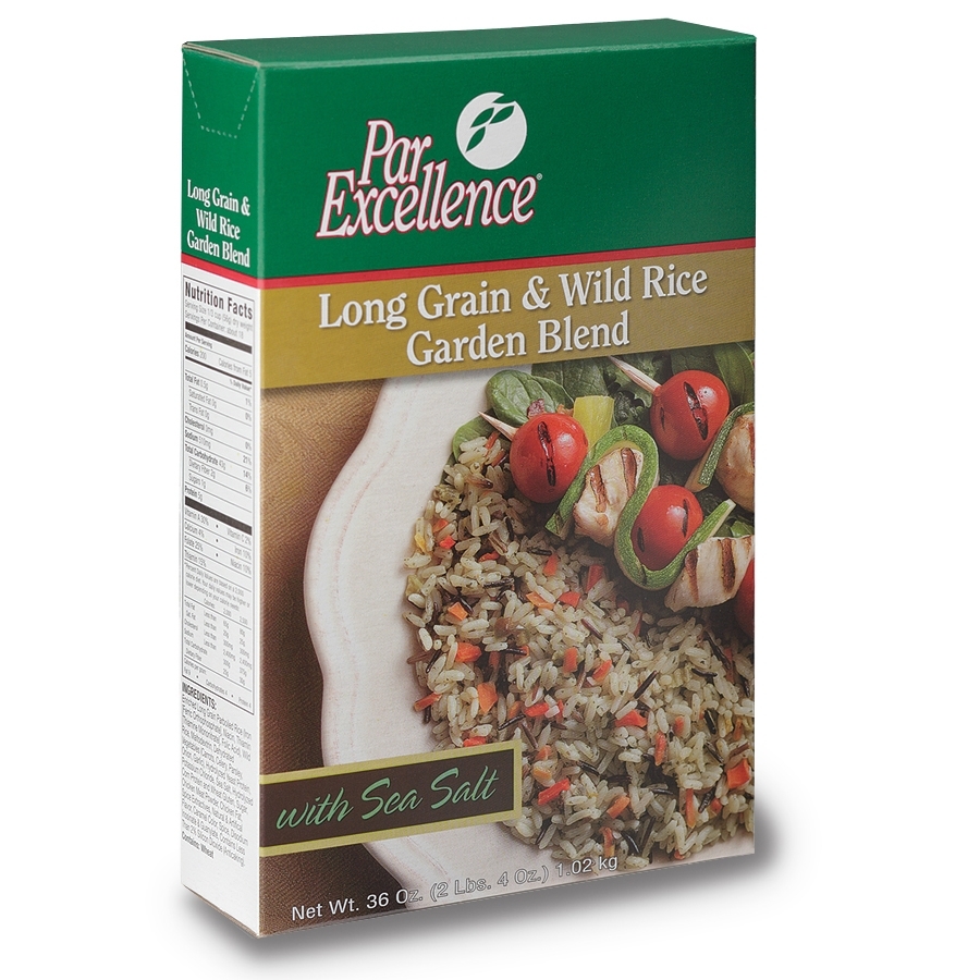 Producers Rice ParExcellence Long Grain and Wild Garden Rice, 36 Ounce -- 6 per case.