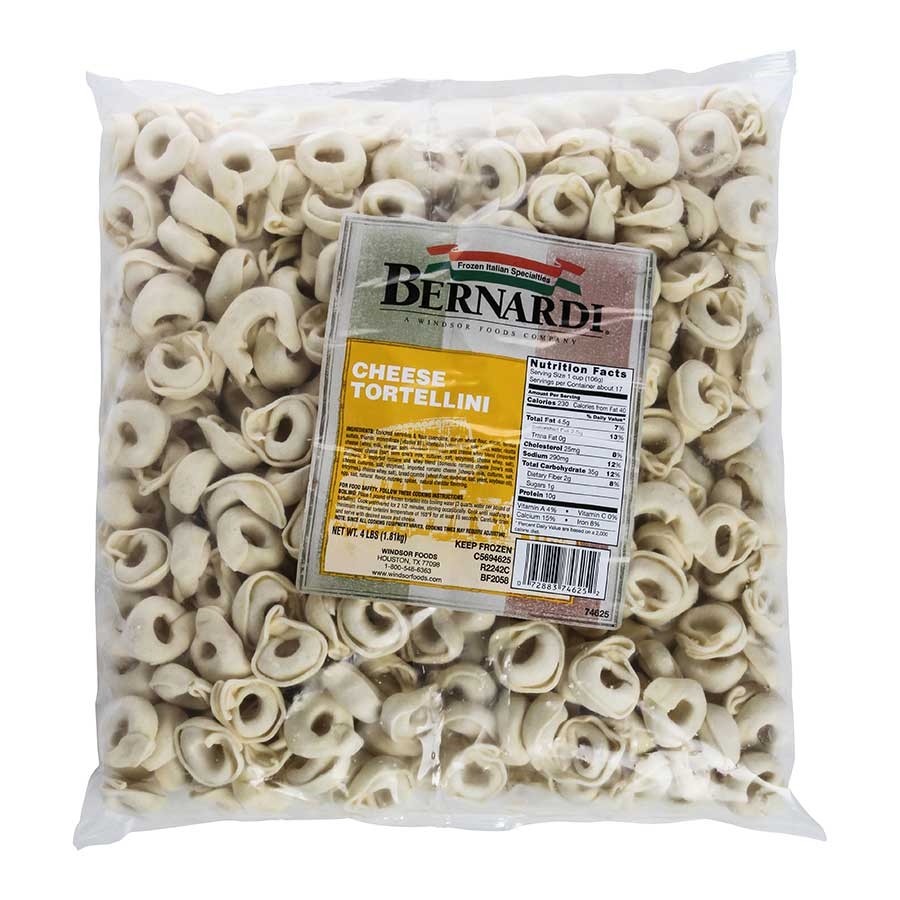 Windsor Bernardi Cheese Tortellini, 4 Pound -- 3 per case.