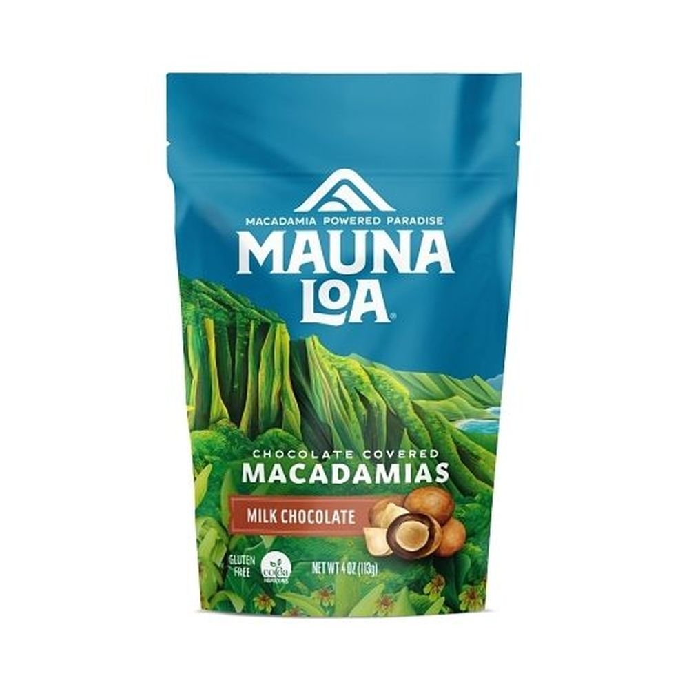 Mauna Loa Milk Chocolate Covered Macadamias, 4 Ounce - 6 per case