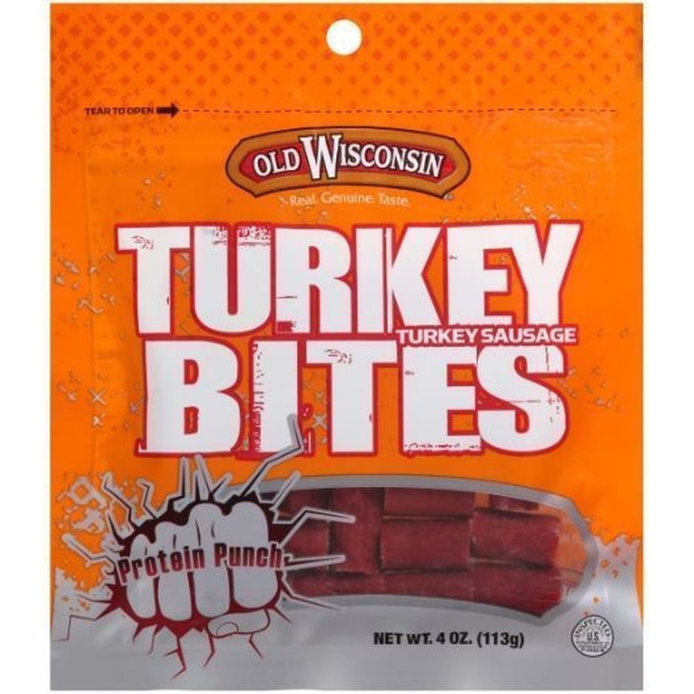 Old Wisconsin Turkey Bites, 4 Ounce -- 48 per case