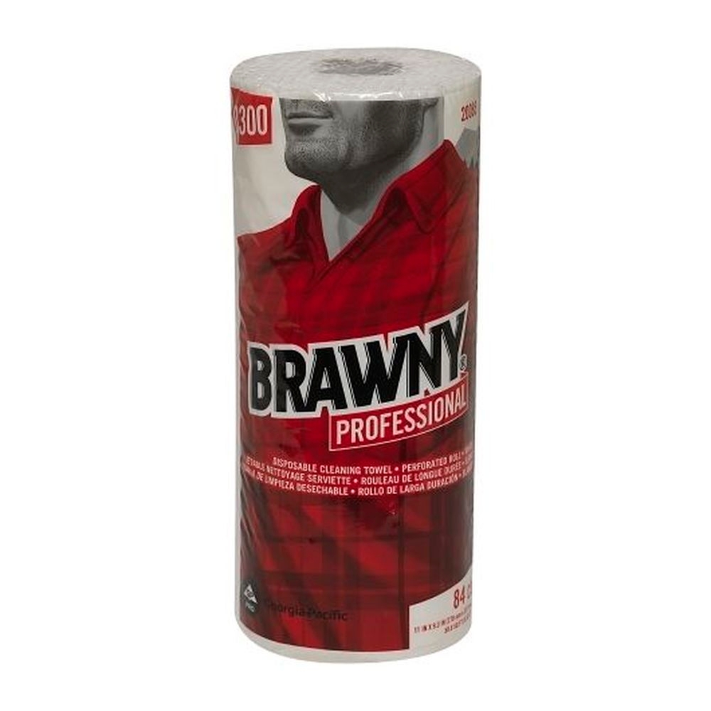 Brawny Professional D300 Disposable Cleaning Towel, 9.3 x 11 inch -- 20 rolls per case
