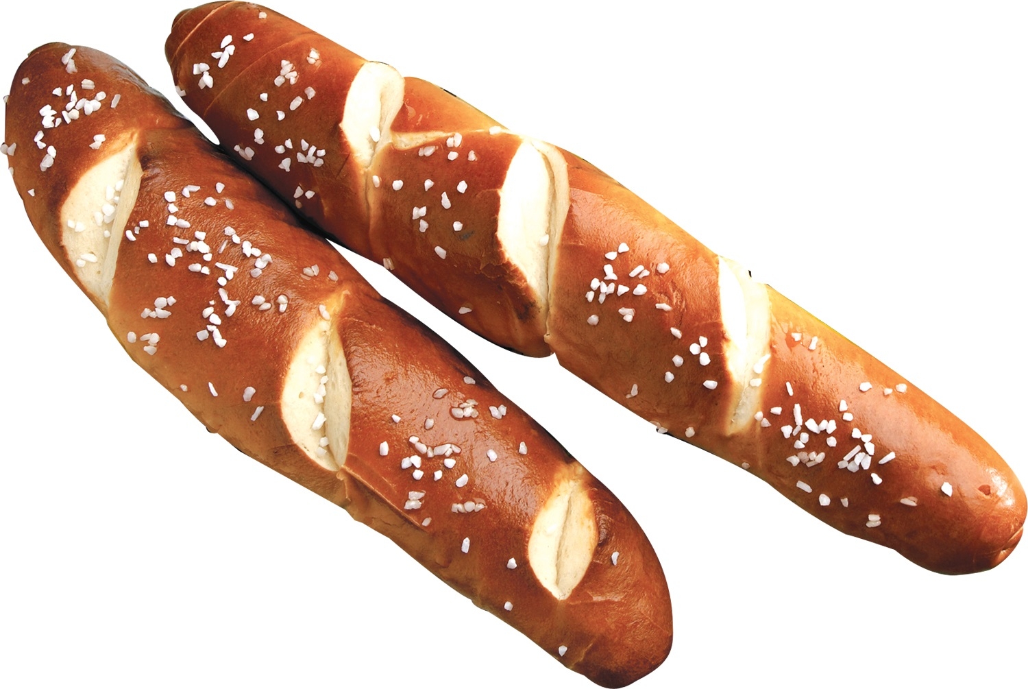 Bavarian Bakery Whole Grain Soft Pretzel Dinner Roll, 2.2 Ounce -- 100 per case.