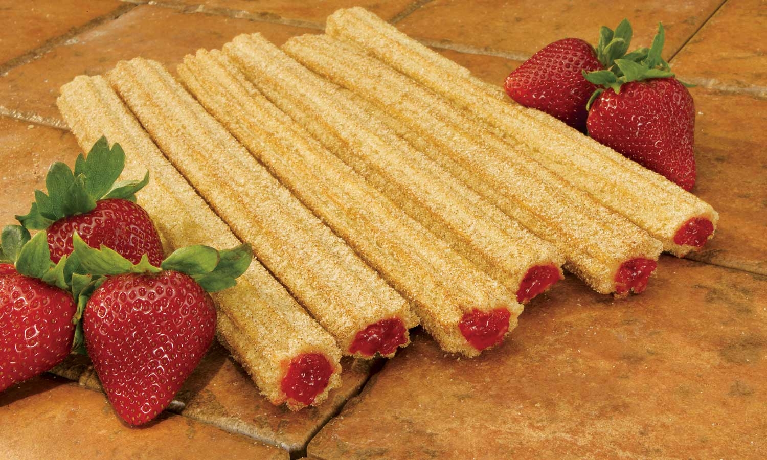 Hola Churros 51 Percent Whole Grain Apple Churros, 1.9 Ounce -- 100 per case.