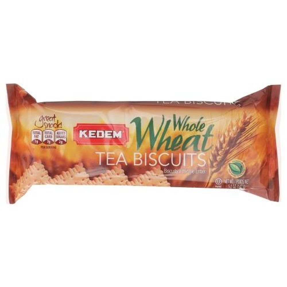 Kedem Whole Wheat Tea Biscuit, 4.5 Ounce -- 12 per case