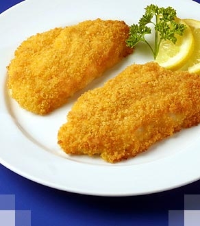 High Liner 4 Ounce Ready Golden Fried Flounder Fillets, 5 Pound -- 2 per case.
