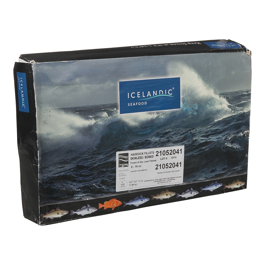 Icelandic Frozen At Sea 16 Ounce Cod Fillet, 12 Pound -- 4 per case.